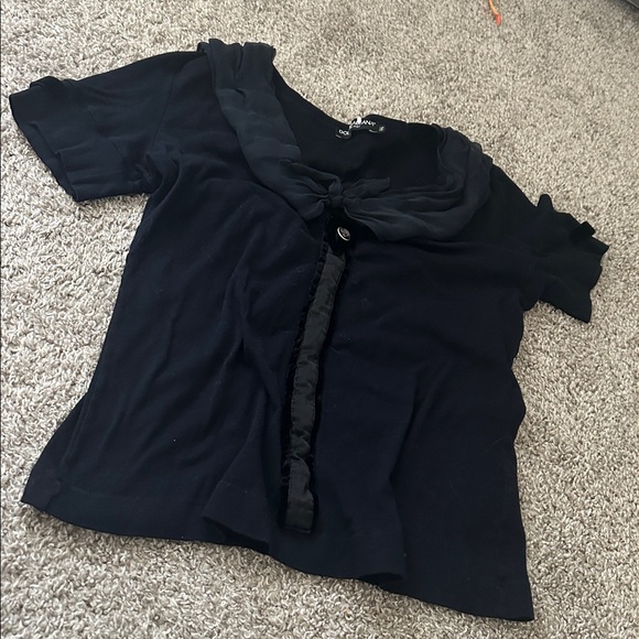 Dolce & Gabbana Cowl Neck Short Sleeve Top size S/M Blouse Formal - Picture 8 of 8